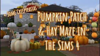 Reading You Creepypastas While I Build a Pumpkin Patch in TS4 | Indigo White