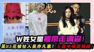 曝W姓女星被帶走調查，某85花被扯入吳亦凡案，王麗坤、楊冪躺槍！#王麗坤#楊冪#喬振宇#于和偉#林更新#郭碧婷#王俊凱#迪麗熱巴#