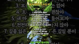 삶에 방향이 안 보일 때  #명언 #좋은글 #힐링