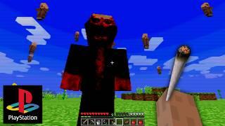 Cursed Ps1 Minecraft but I'm High…