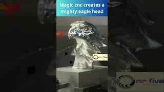 This CNC Machine Carves an EPIC Eagle Sculpture in Minutes!