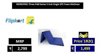 MOROFEEL Three Fold Series 3 inch Single EPE Foam Mattress