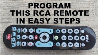 Program RCA 4 Device Universal Remote with Any Device