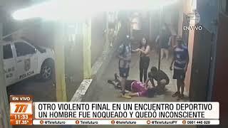 Otro violento final en un encuentro deportivo