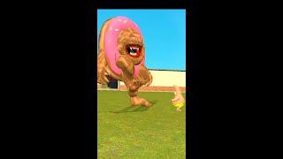  EVIL DONUT VS PATRICK. Trevor Henderson Creatures. Garry's Mod Sandbox Hamster TV #shorts