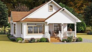 The Most Beautiful House Design With a Reading Nook, Garage & a Porch