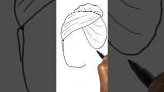 Swami Vivekanand outline drawing #drawing #shorts #vivekananda