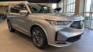 Lunar Silver 2025 Acura MDX Advance Walkaround