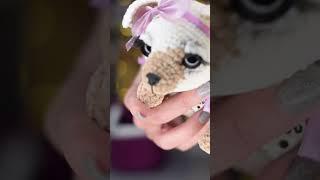 Собачка ПоллиВязаная игрушка крючком.