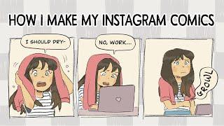 How I Make Comics for Instagram on Procreate  DRAW WITH ME