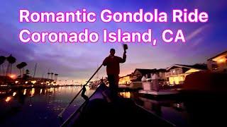 Romantic Gondola Ride in Coronado Island  #coronadoisland #sandiego #travel #gondola #gondolaride