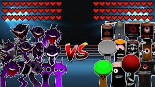 Durple Sprunki Monster Evolution vs Mr Tree Sprunki Monster Evolution! Meme battle