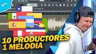 10 PRODUCTORES Trabajan con la MISMA MELODIA - Reaccionando a Beats de mis Suscriptores