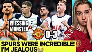 We Got Destroyed! Kulusevski Incredible & Van De Ven WOW! Man Utd 0-3 Tottenham Reaction!