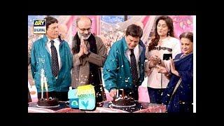 Qavi Khan's birthday celebration In Good Morning Pakistan