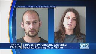 3 Accused Of Beating, Running Over Victim In Nevada County