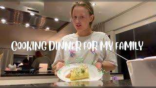 cooking a 3 course dinner meal for my family (in quarantine) | bibi Pulles