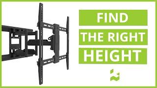 How to Find the Right Height to Mount Your TV | Kanto Solutions