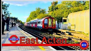 Central Line Observations at East Acton Station - London Underground (28/09/2024)