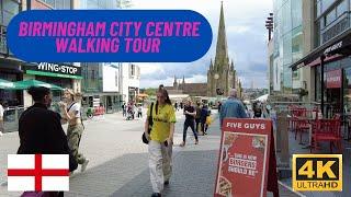 Birmingham: UK's second biggest City Walking tour 2023 (4K UHD)