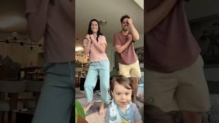 Kiké is slowly joining us on our daily dances  #dance #baby