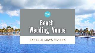 New Barcelo Riviera Beach Wedding Venue