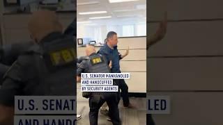 U.S. Senator manhandled and handcuffed by security agents