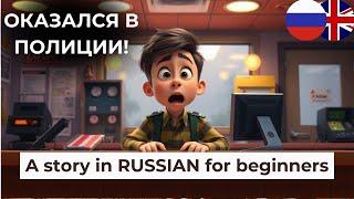 LEARN RUSSIAN for beginners with a simple and easy story - I ended up in the police!