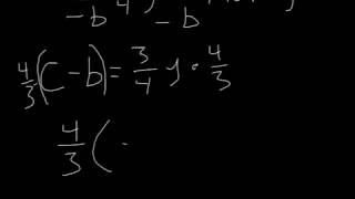 Solving for a specified variable