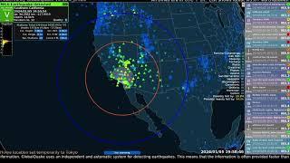 Mw4.2 Earthquake strikes near the San Andreas fault - caught by GlobalQuake - Jan 5, 2024