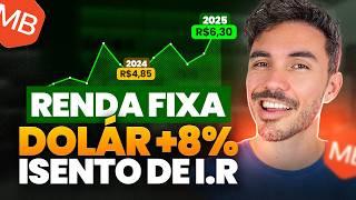  DÓLAR+8% ao ano isento de IR! Renda Fixa Digital como funciona? Vale a pena?