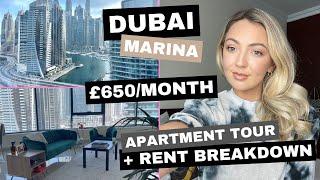 Dubai Marina: £650/Month Apartment Tour + 2021 Cost of Living Breakdown