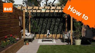 How to build a pergola