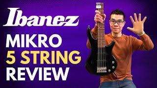 Ibanez Mikro 5 string short scale bass GSRM25 review