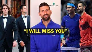 Novak Djokovic Emotional Goodbye to Rafael Nadal 