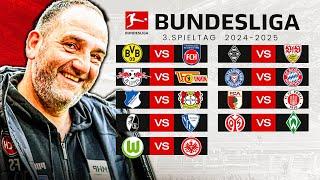 3rd matchday - BUNDESLIGA KICKTIPP 2024/2025