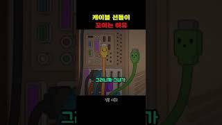 케이블 선들이 꼬이는 이유