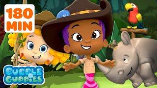 3 HOURS of Animal Adventures!  | Bubble Guppies | Nick Jr.