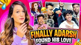 UFFF Inki Flirting ! || Funny Reaction On @adarshuc  Omegle Funny Video