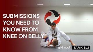 Submissions from Knee on Belly