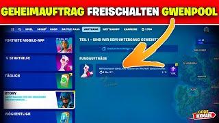 Geheime Gwenpool Aufgabe freischalten Fortnite Geheime Aufgabe Gwenpool freischalten