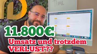 Warum mach der Amazon Verkäufer Verluste bei 11.800€ Umsatz #amazonfba #onlinegeldverdienen