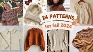 24 Knitting Patterns for Fall 2024!