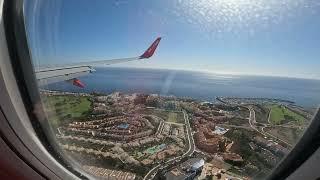 Landing at Tenerife South Airport. 24/12/2022