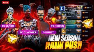 CS RANK GRANDMASTER TOP 50 LIVE RANK PUSHFREE FIRE LIVE
