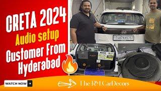 CRETA 2024 Customer From Hyderabad Made Audio Setup Using Hypersonic System With Xcelcus Speakers