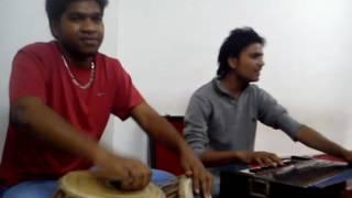 rahul s binta  playing tabla with ghazal at gcm 11 chandigarh