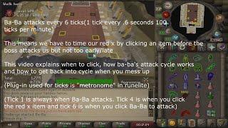 In-Depth tick cycle guide for players who don't know how to Red-X Ba-Ba(in/out of cycle) (OSRS)