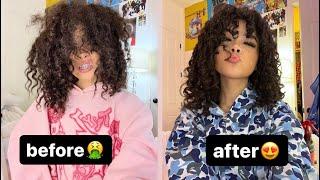 CURLY HAIR ROUTINE