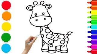 How to draw a giraffe | step by step